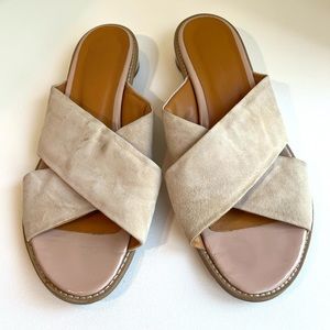 Won Hundred Nude Slide Sandals
